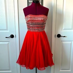 Stunning Red Cocktail Dress